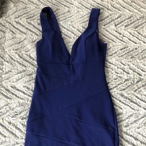 Navy cocktail dress